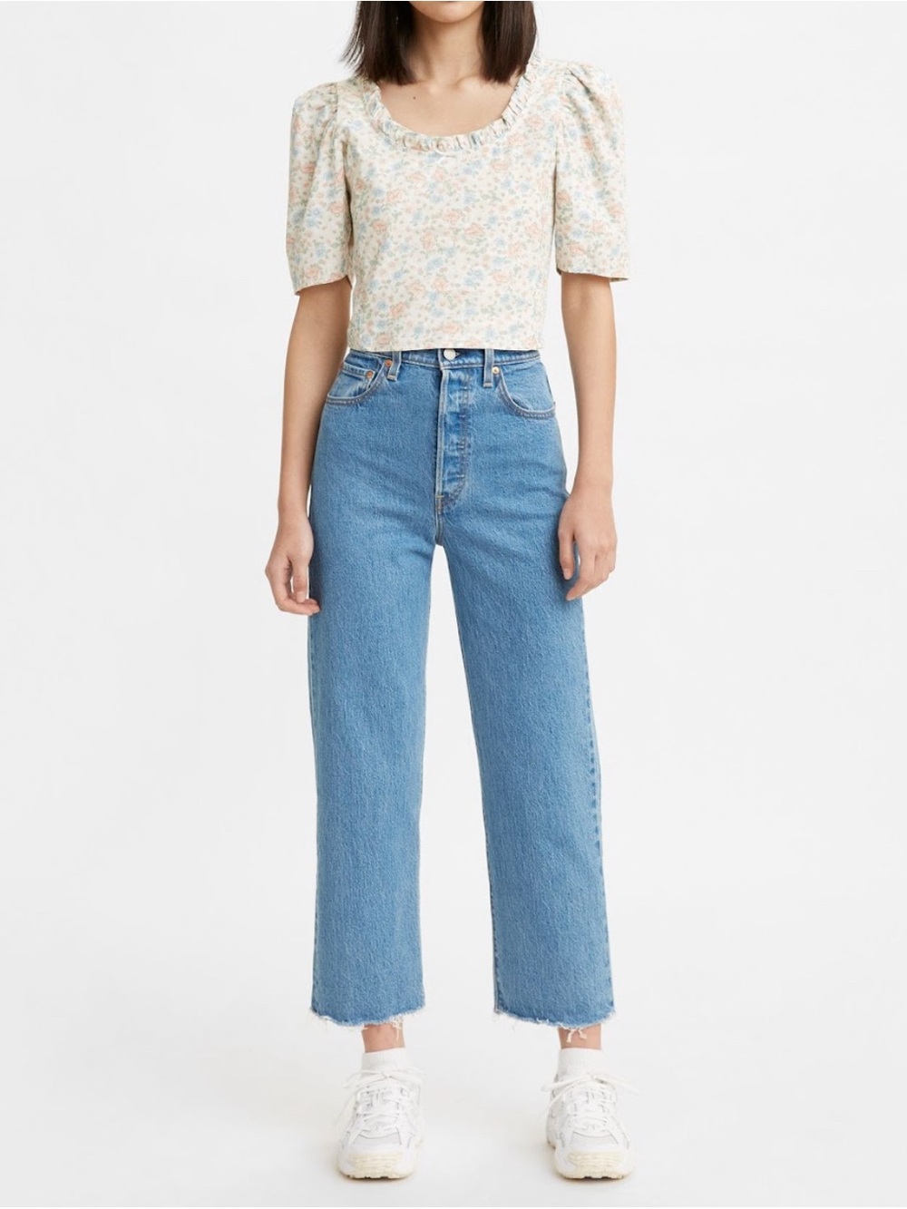 Levi’s Ribcage Straight Ankle (26W X 27L) - Jazz Wave